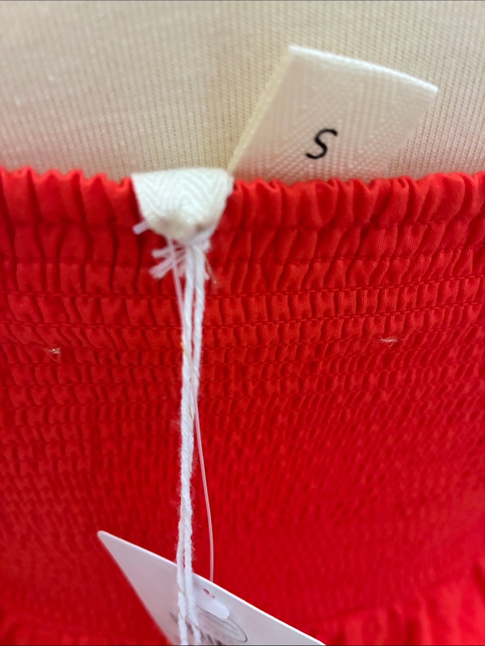 saltwater LUXE Red Puff-Sleeve Square-Neck Mini Dress - Picture 5 of 7